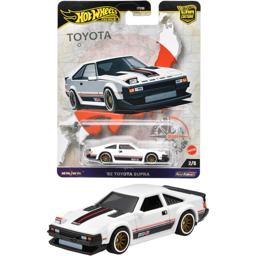 Машинка Hot Wheels '82 Toyota Supra (2024 Car Culture - World Tour